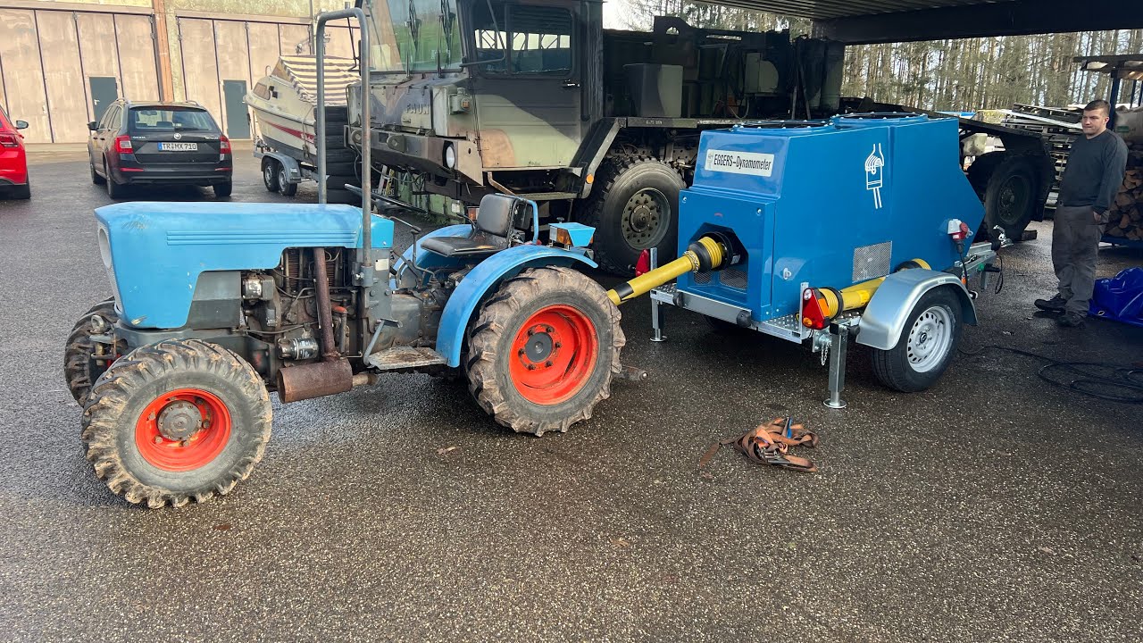 Eicher 3706 A Schmalspur Zapfwellenleistungsprüfstand Zapfwellenbremse