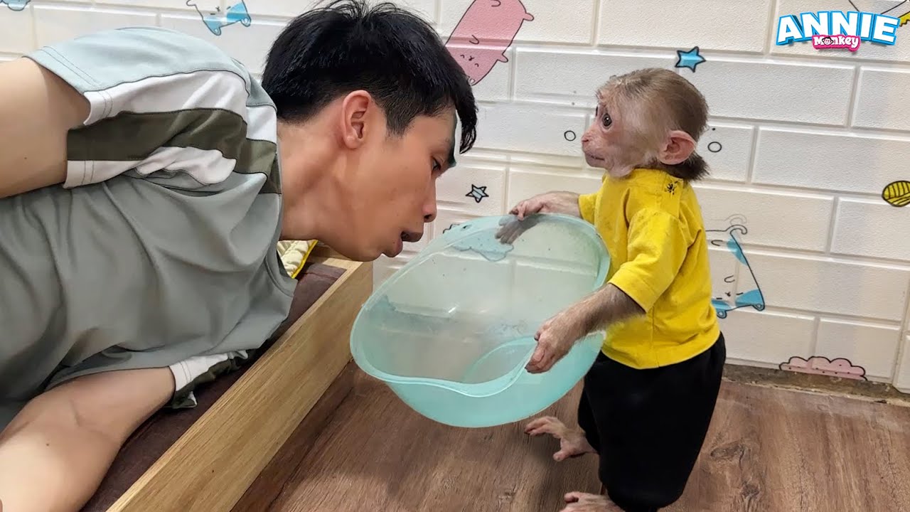 Wow!  Smart Annie take care of Dad with high fever