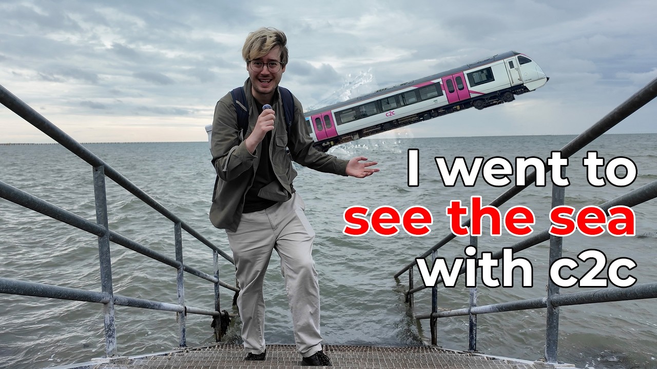 На самом длинном пирсе в мире есть поезд | Развлечения на C2C #greatbritishrailways #essex