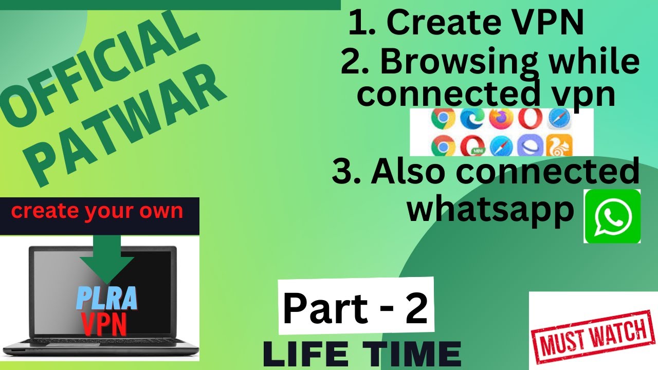How to Create VPN for Dehi Markaz Mall plra | Installation DMM/PLRA Software #official patwar