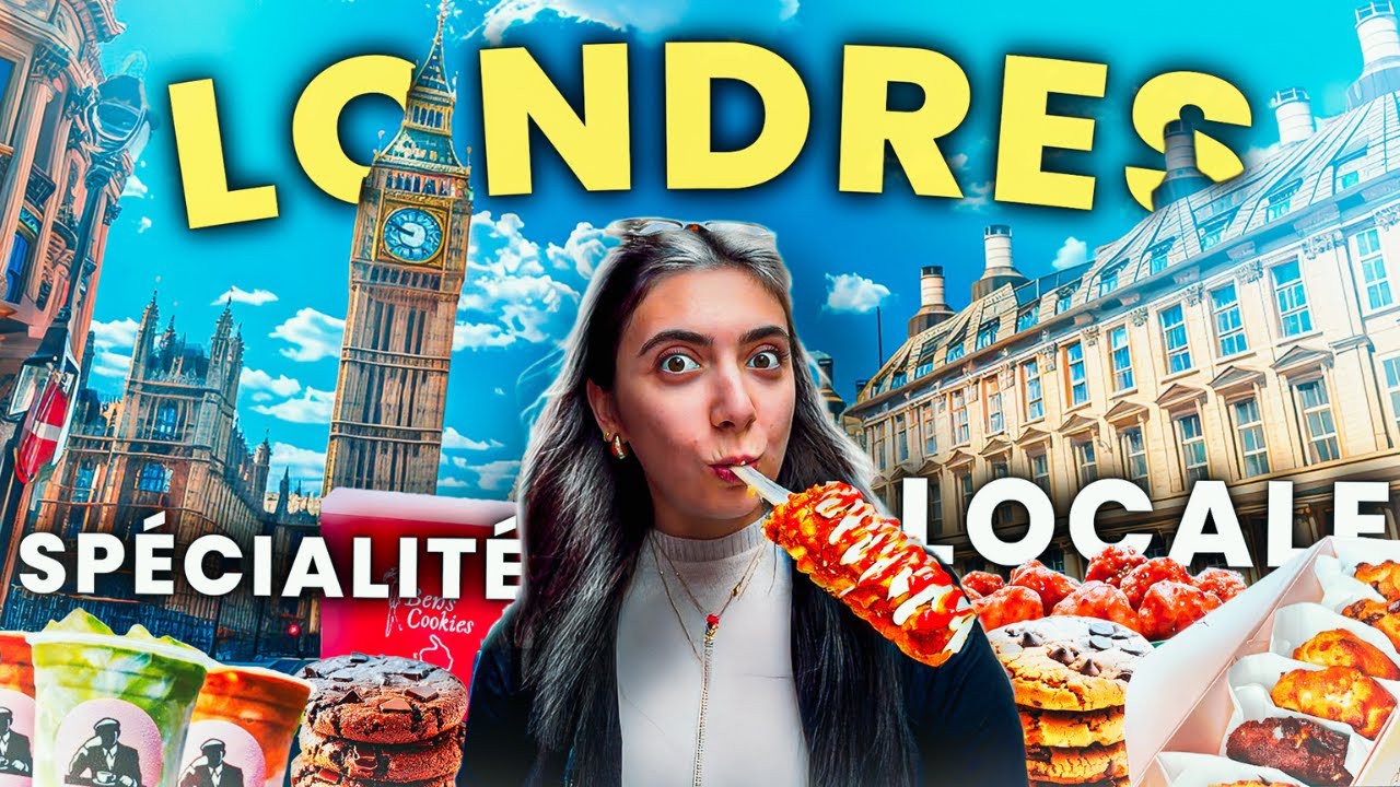 TOUT CE QUE J'AI MANGÉ À LONDRES ! (j'ai tout testé) 🍔🍪