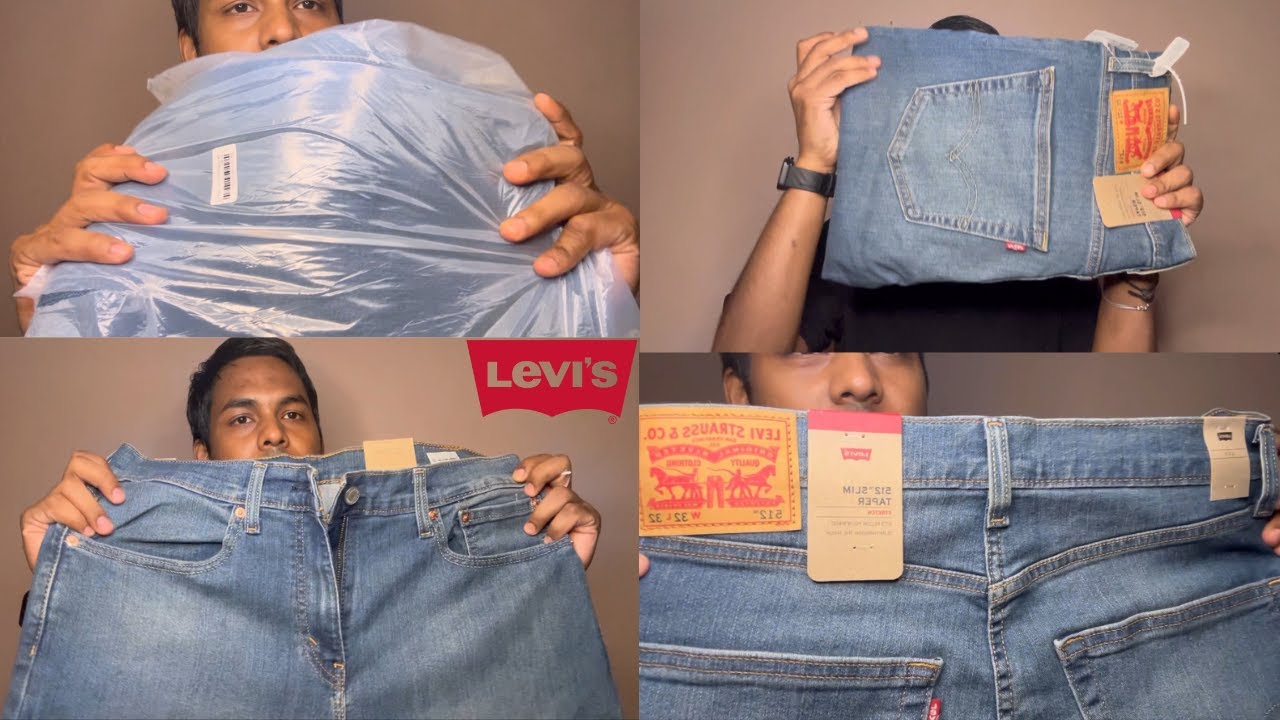 Levis Jeans Unboxing & Review l Levis Men 512 Slim Fit Heavy Fade Stretchable Jeans l Best Men Jeans