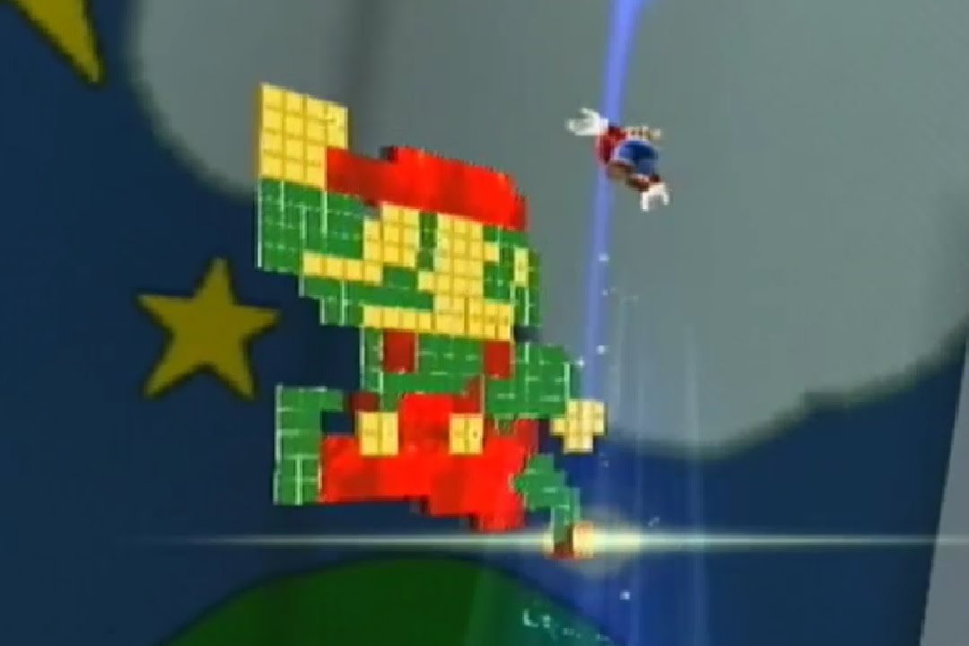 Super Mario Galaxy - Spielzeugschachtel-Galaxie - Mario trifft Mario