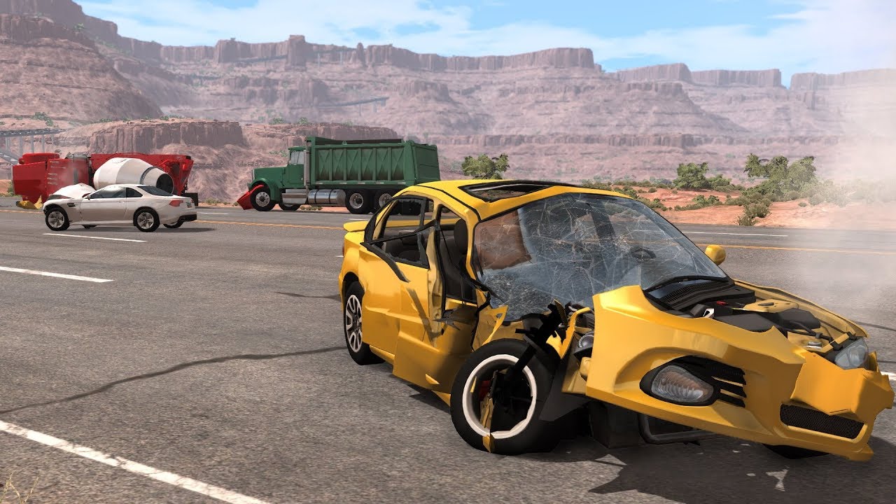 Multi-Vehicle Pileup Crashes 35 | BeamNG.drive