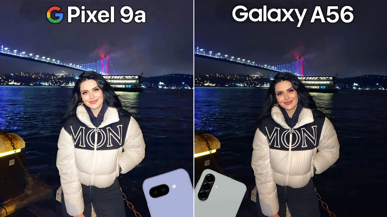 Сравнение камер Google Pixel 9a и Samsung Galaxy A56