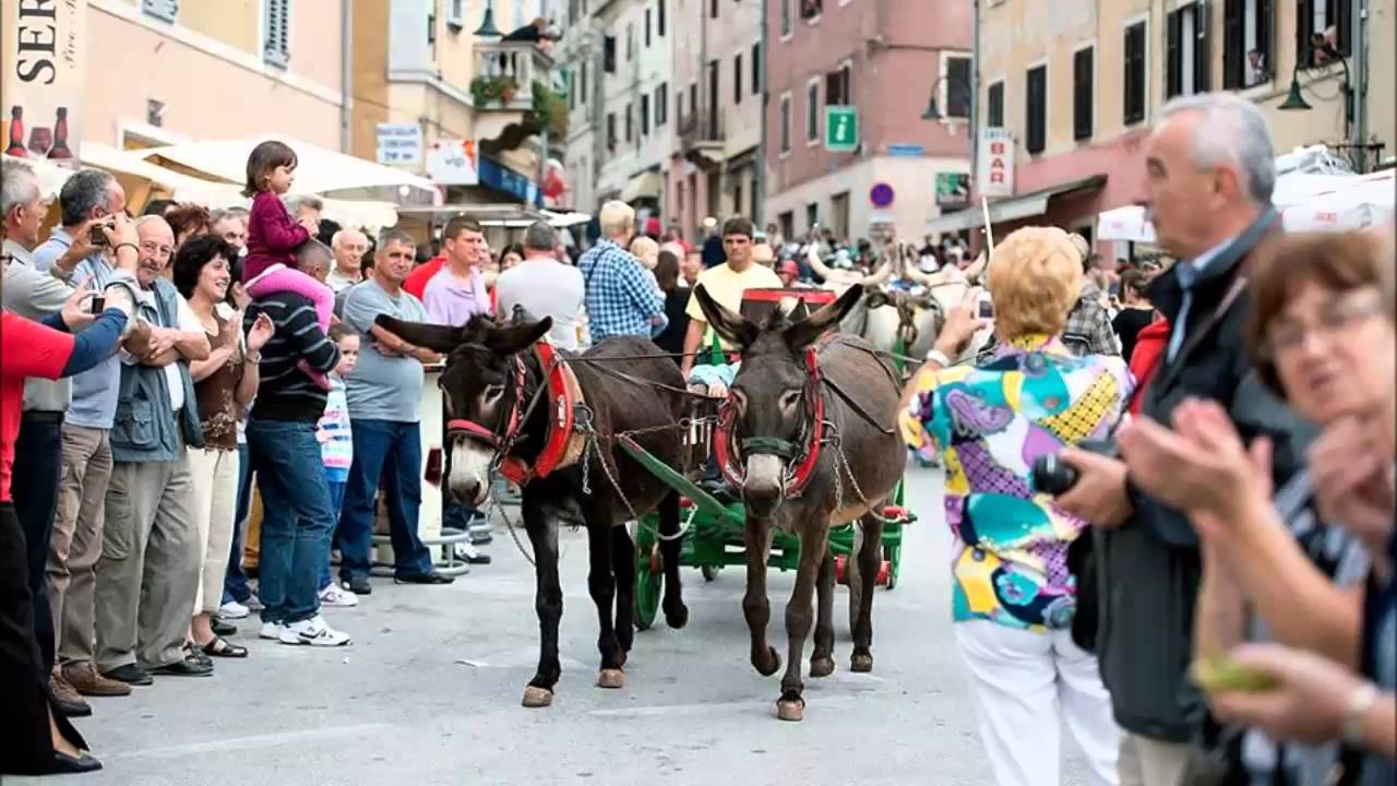 La sfilata della Festa dell'uva a Buie