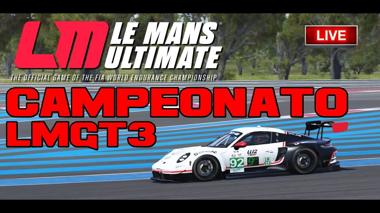 🔴LIVE  - LMU - Nova Atualização LMU + Campeonato LMGT3 Sprint!! ❗SENSA ❗ENEBA
