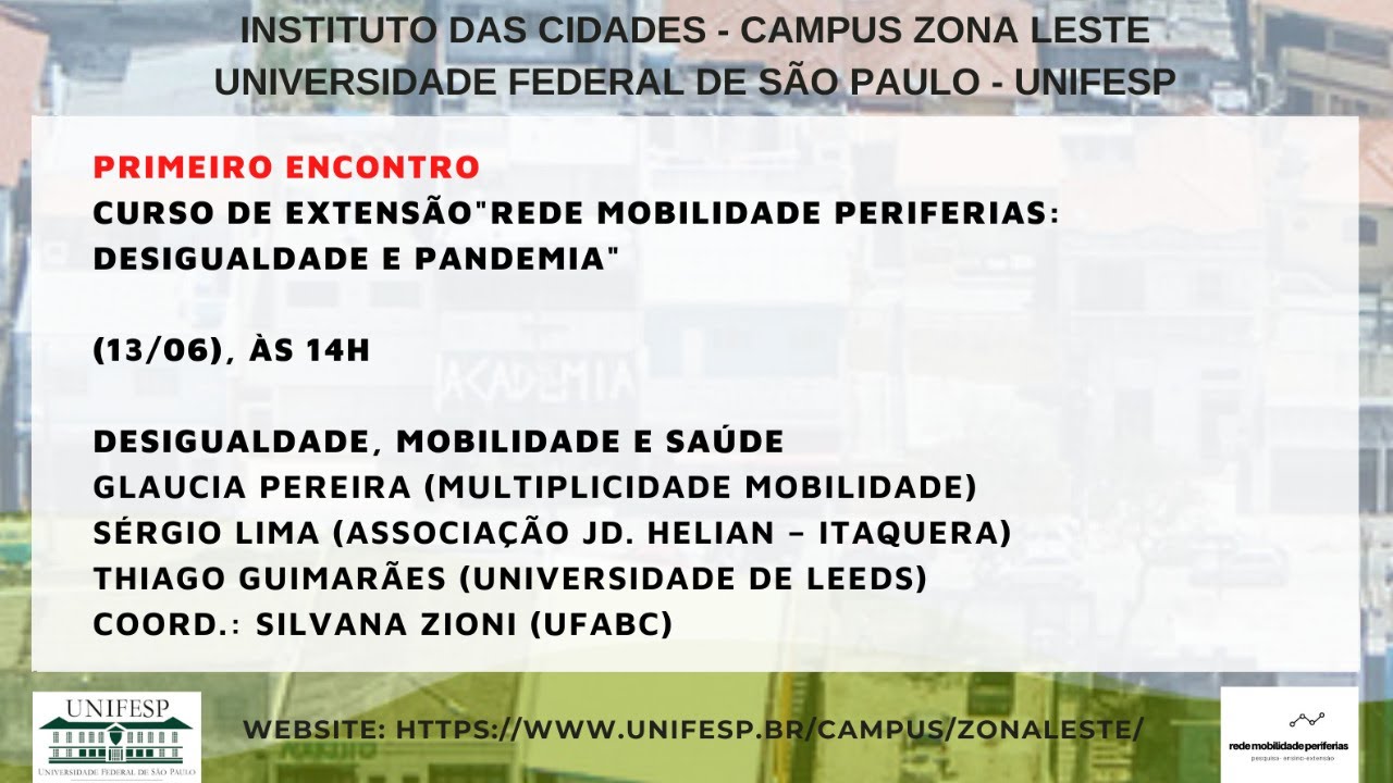 Desigualdade, mobilidade e sa&uacute;de