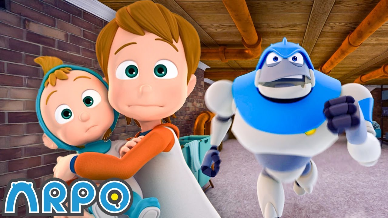 Running Out of Power! 🤖🪫 | ARPO the Robot | Cartoons for Kids | Moonbug Fun Zone
