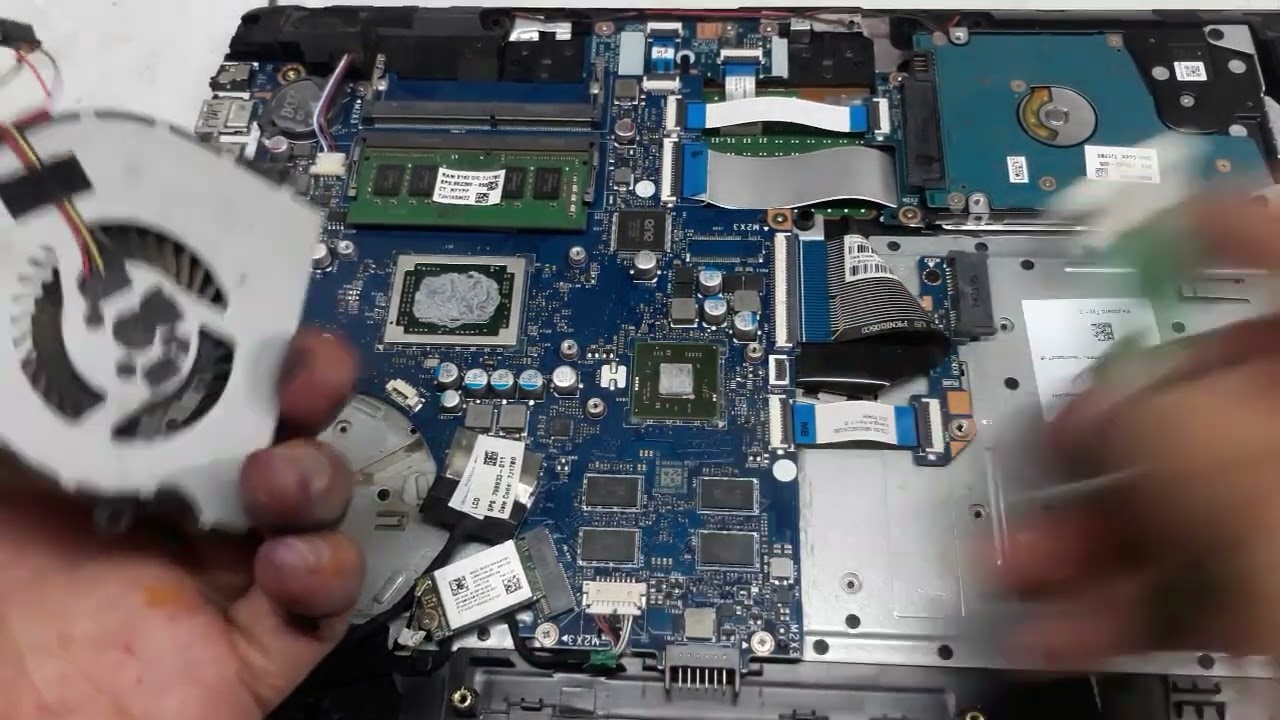 cara bersihkan kipas dan + pasta processor Hp 15 bw070AX