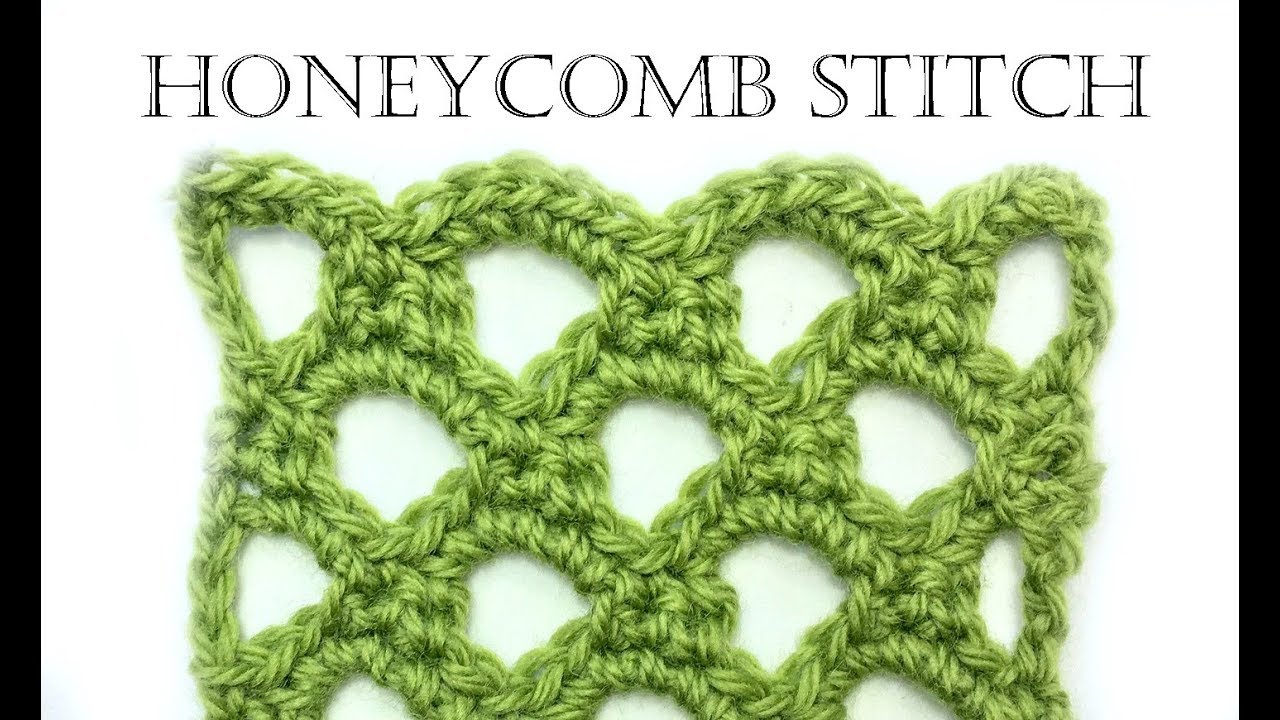 How to Crochet Honeycomb Stitch
