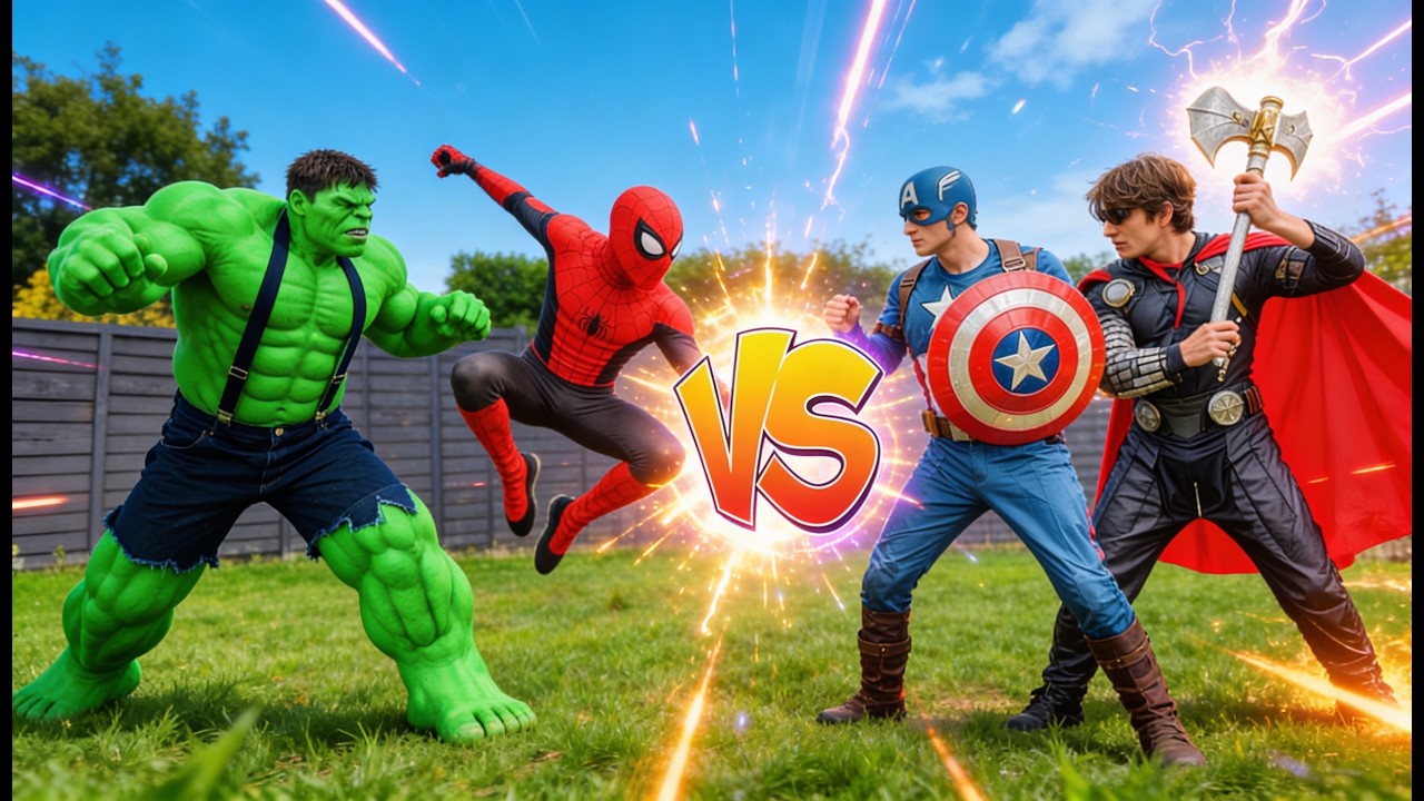 Hulk VS The Avengers
