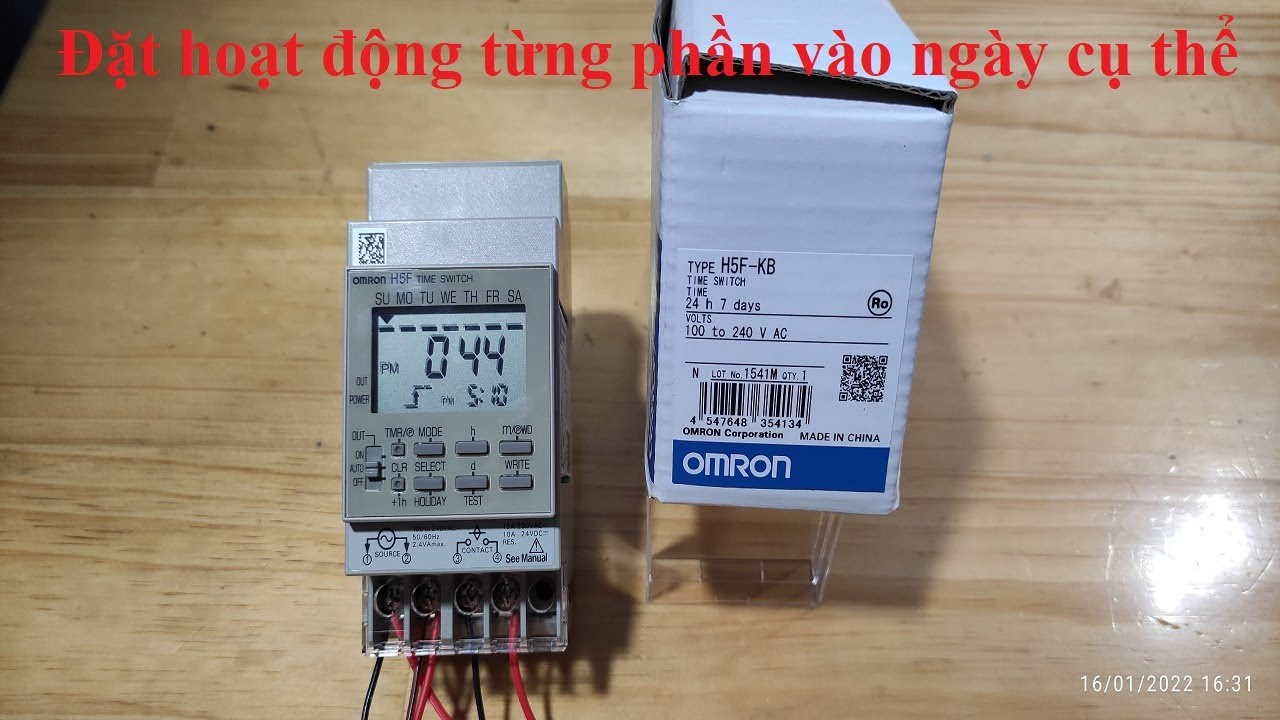 Hướng dẫn cài đặt timer H5F-KB phần 2 _ Lh mua hàng 0988792943