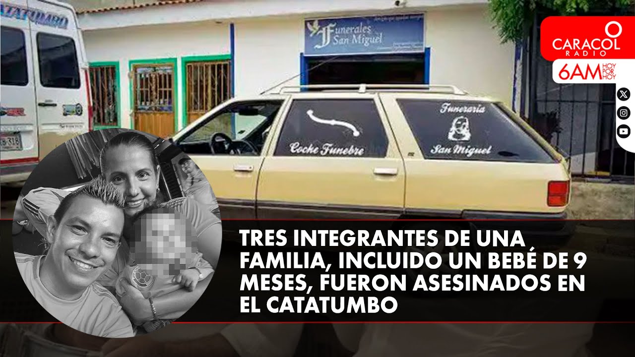 Tres integrantes de una familia, incluido un bebé de 9 meses, fueron asesinados en el Catatumbo