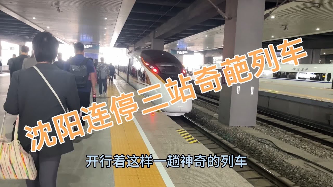 一共经停六站，在沈阳就连停三站的奇葩动车D7613次 #下一站 #复兴号 #火车