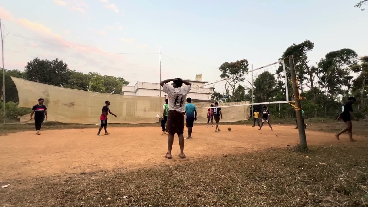 Village volleyball evening time pass 