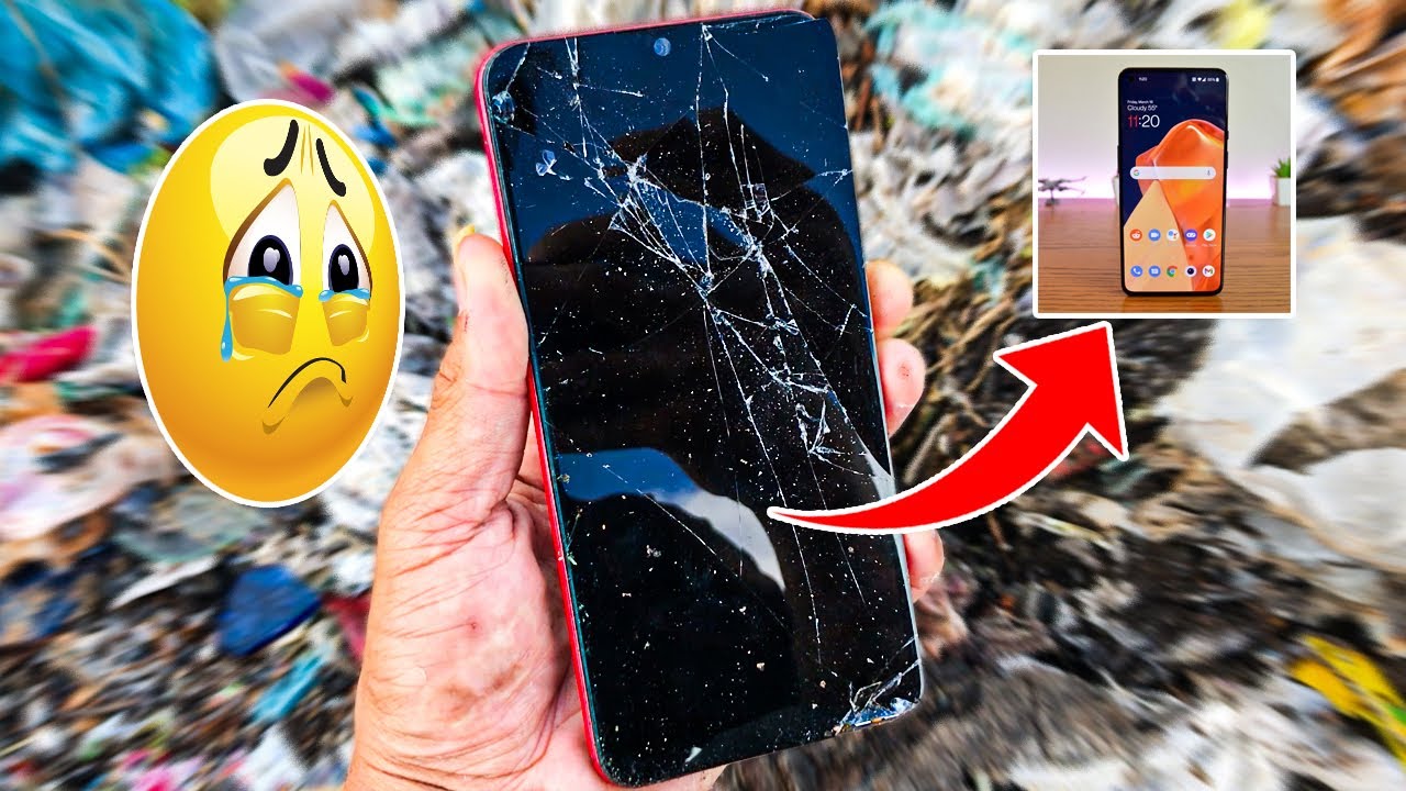 Satisfying Relaxing with Restoring destroyed phone found from trash