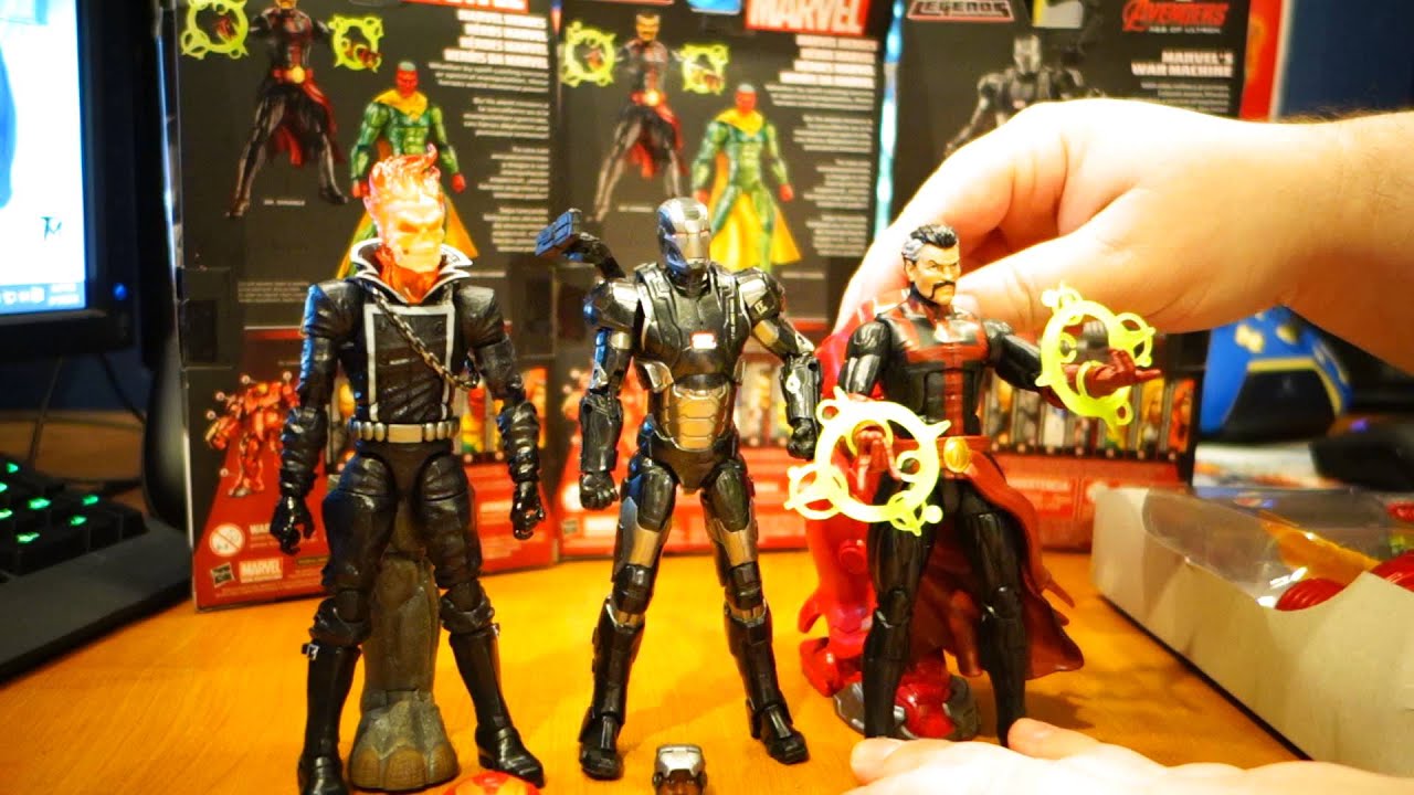 Marvel Legends War Machine, Vision, Doctor Strange and Ghost Rider Unboxing