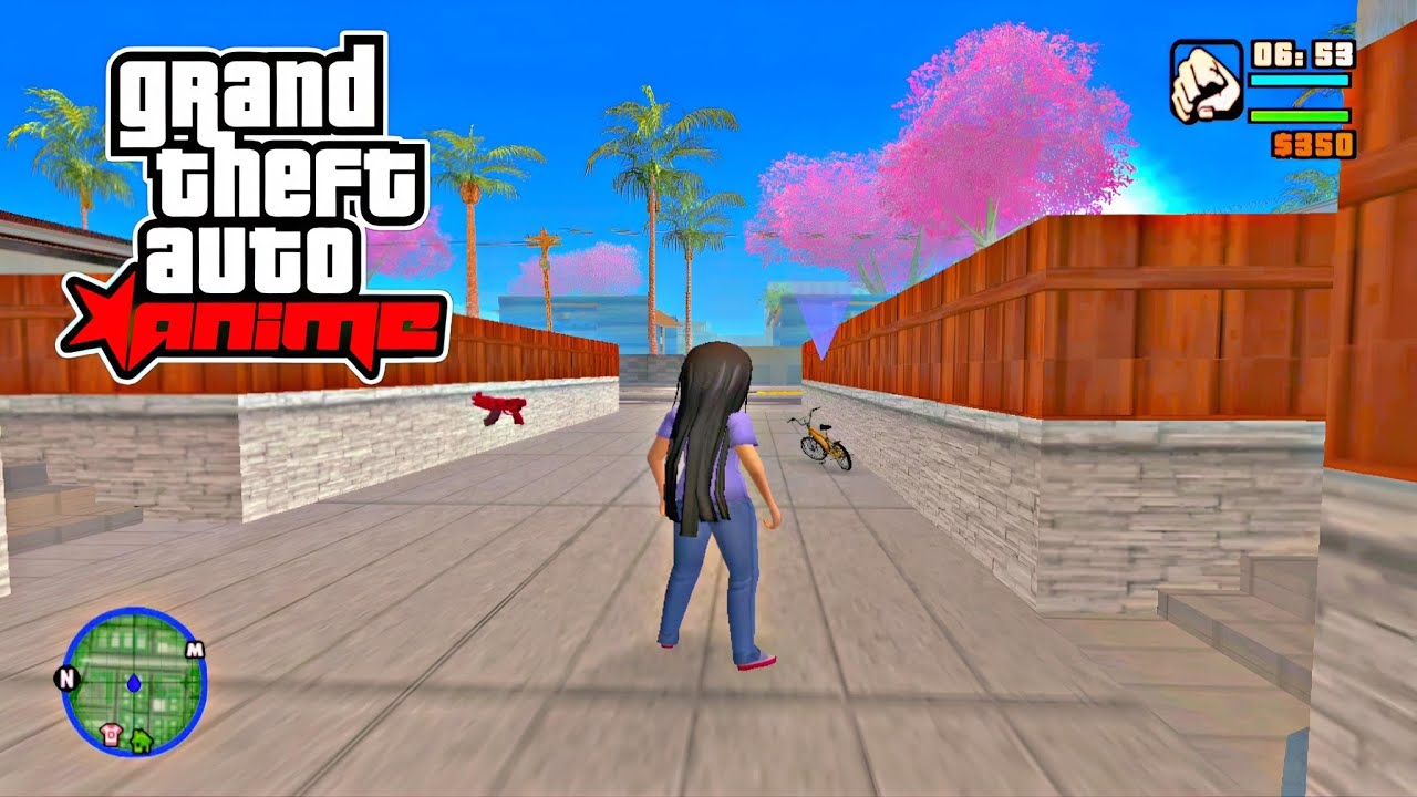 GTA Anime Legend PS2 Gameplay Nether SX2 V 1.9 Emulator