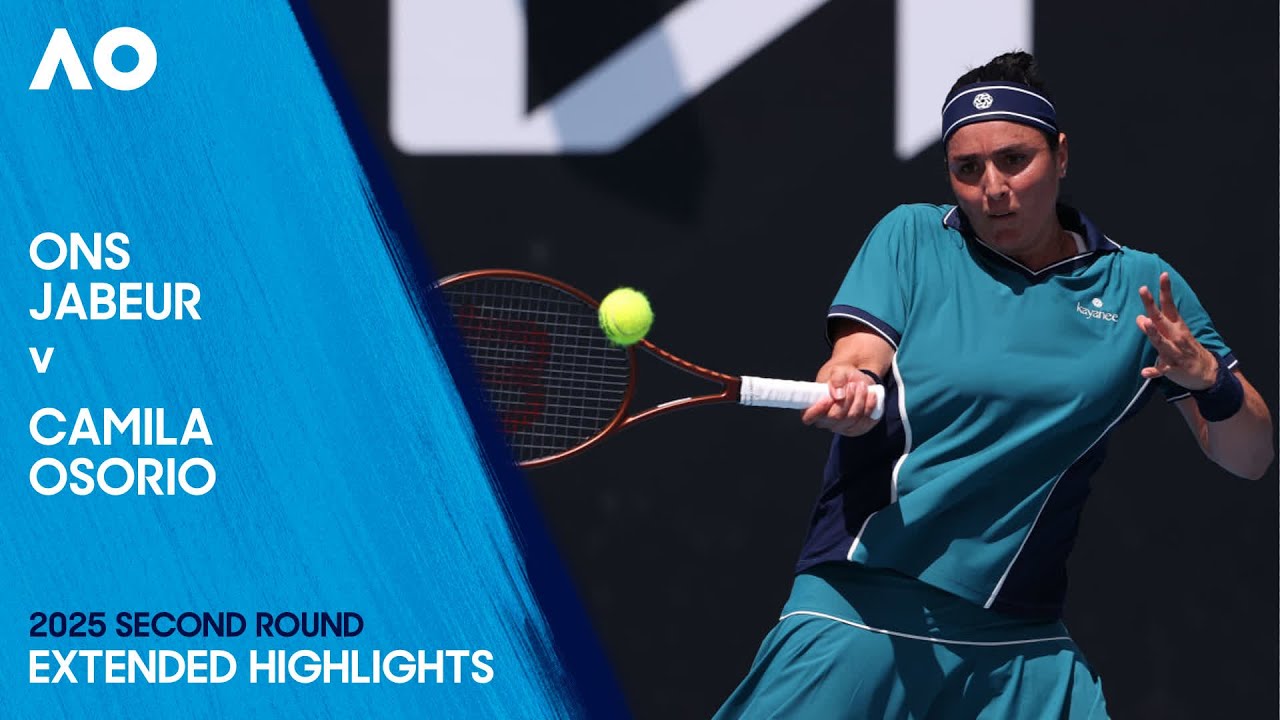 Ons Jabeur v Camila Osorio Extended Highlights | Australian Open 2025 Second Round