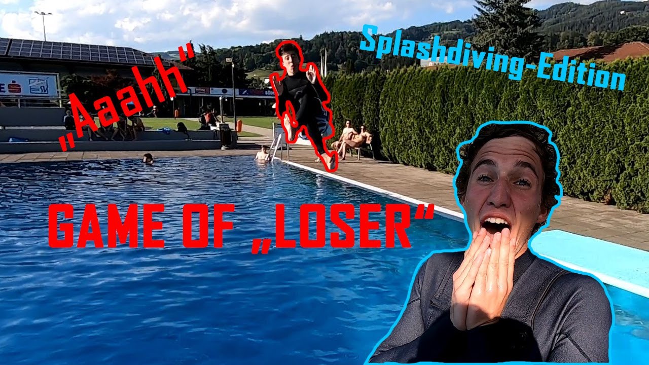 Game of Loser! Splashdiver vs Trampolinspringer [Splashdiving Edition]