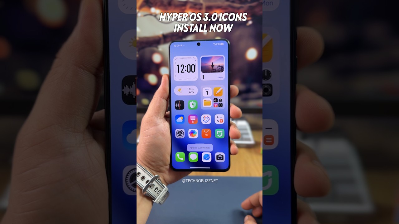 HyperOS 3.0 Icons Install Now 😍🔥