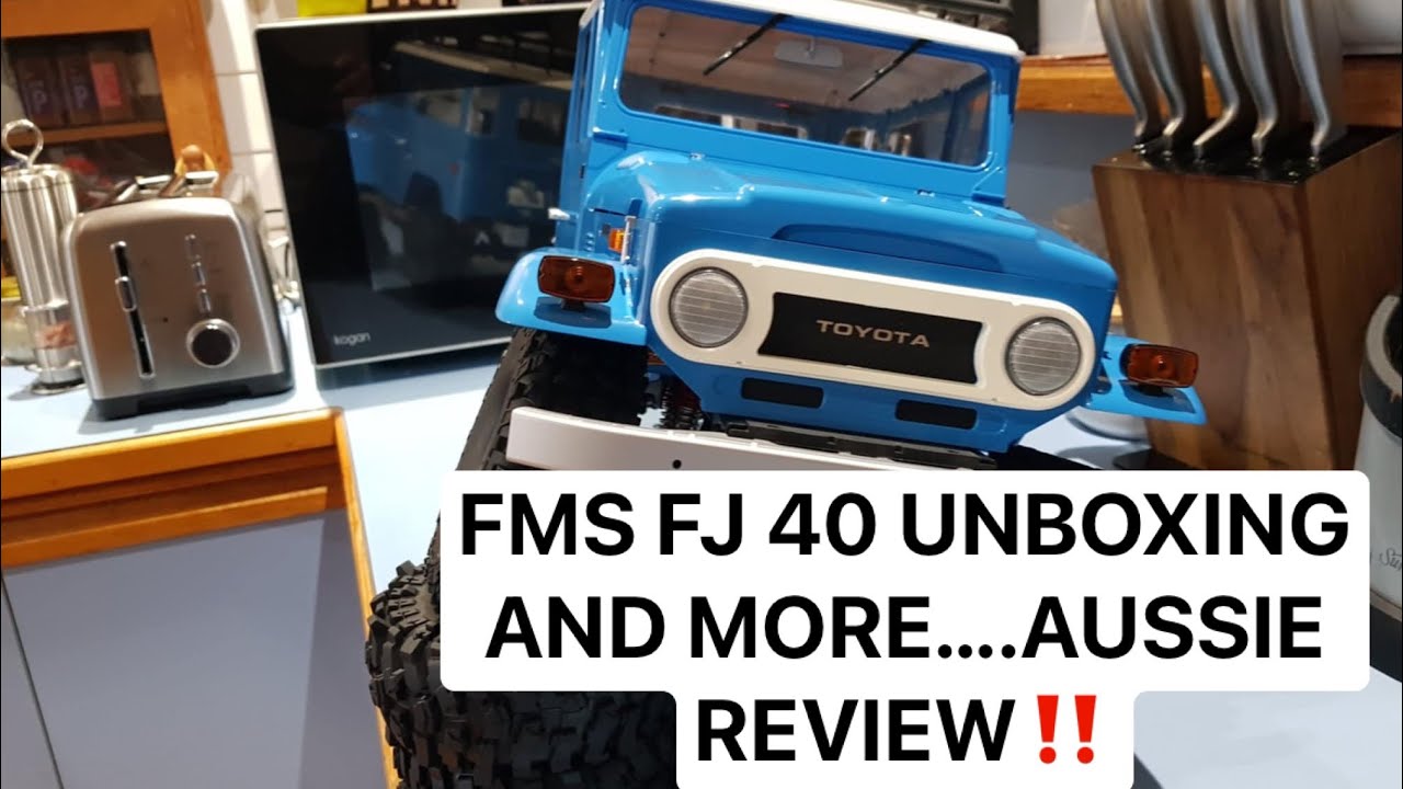 FMS FJ-40 UNBOXING AND MORE!!!