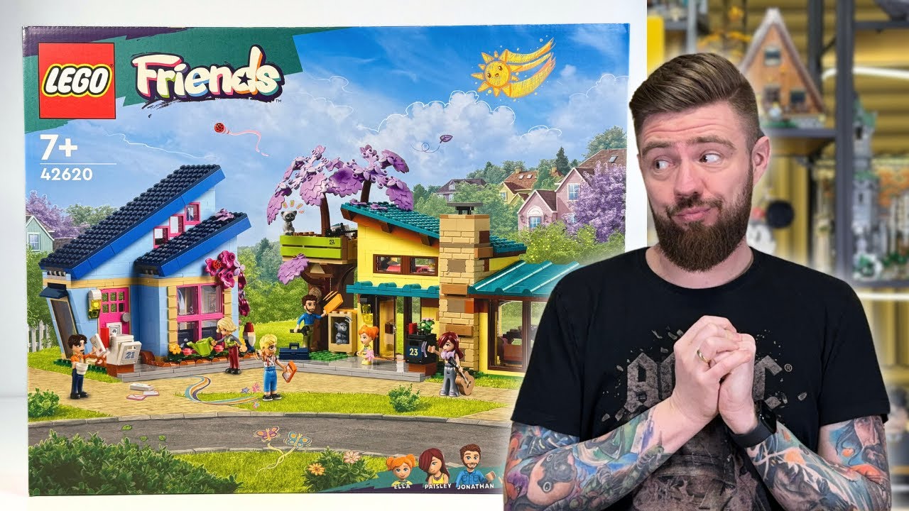 DOM RODZINNY OLLY'EGO I PAISLEY 🏠 LEGO FRIENDS 42620 RECENZJA