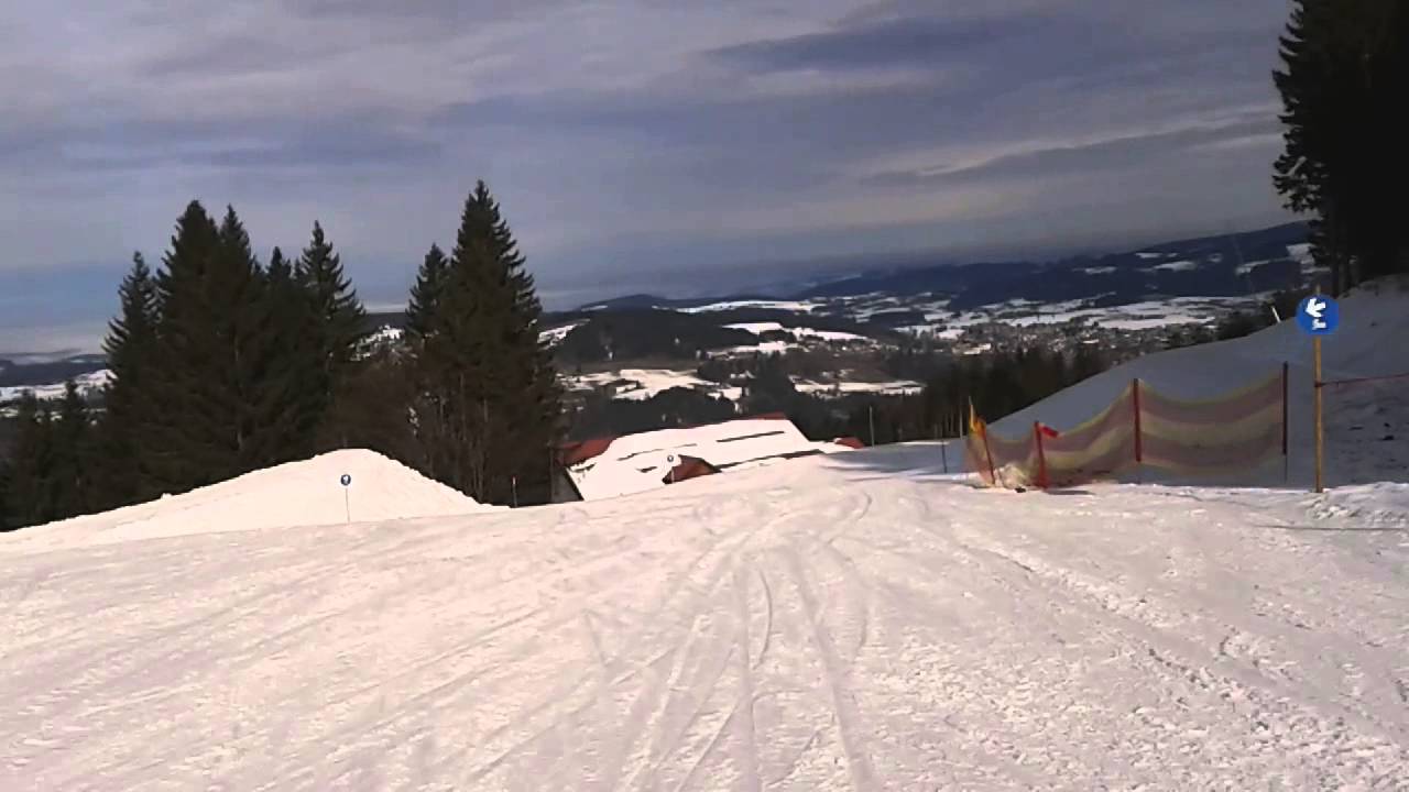 Oberstaufen Abfahrt Imberg in der Steibis-Ski-Arena