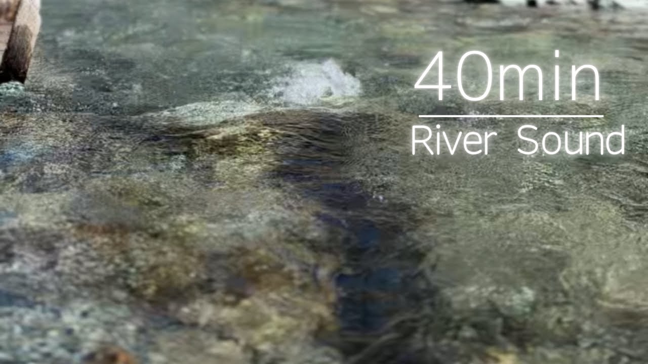 【40分】川のせせらぎ｜自然音  Nature Relaxation