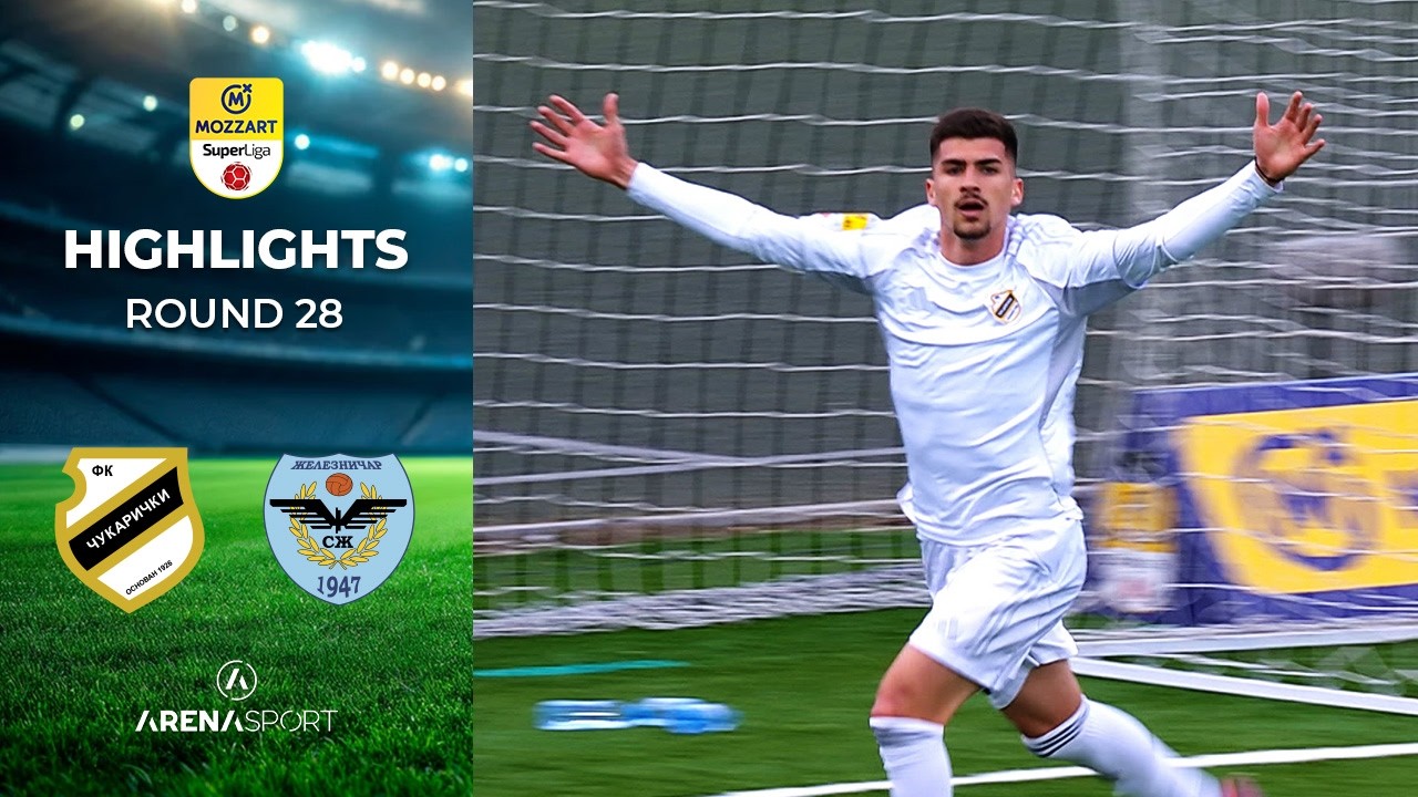 Čukarički - Železničar 3:2 | MOZZART BET SUPERLIGA SRBIJE (28. kolo) | 22. mart 2026.
