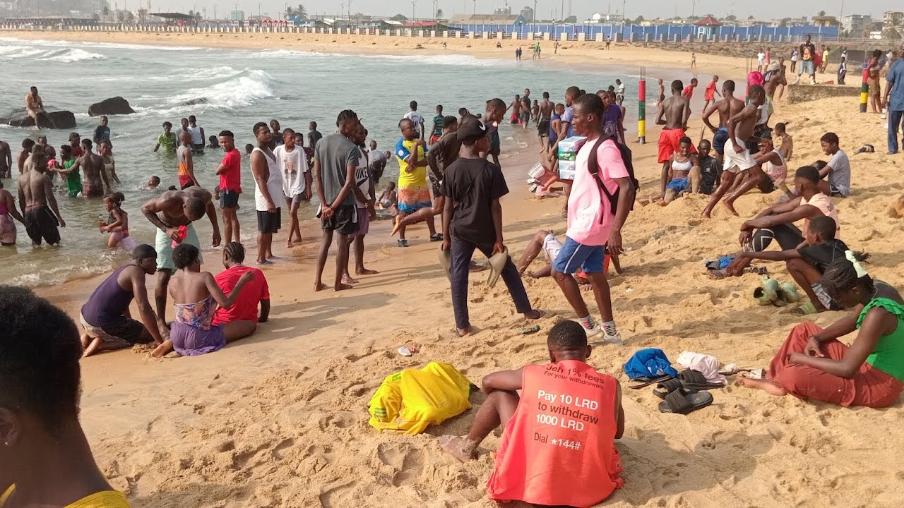 This is the Most Popular Beach in Monrovia, Liberia_Feb. 10, 2025