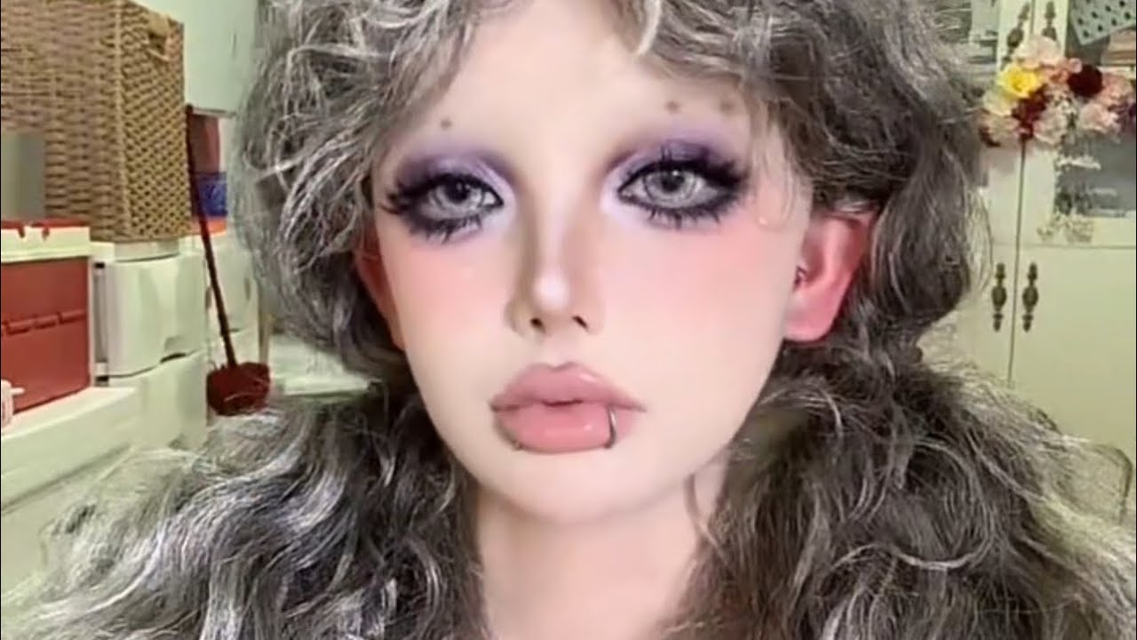 Unreal Doll Glam Makeup | A Perfect Fantasy Transformation!!!👩🏿‍🦲✨