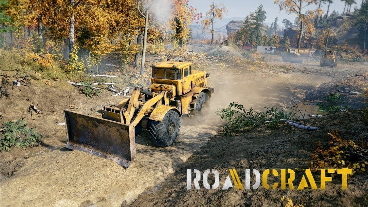 Самый реалистичный симулятор индустриального строительства RoadCraft Demo Gameplay