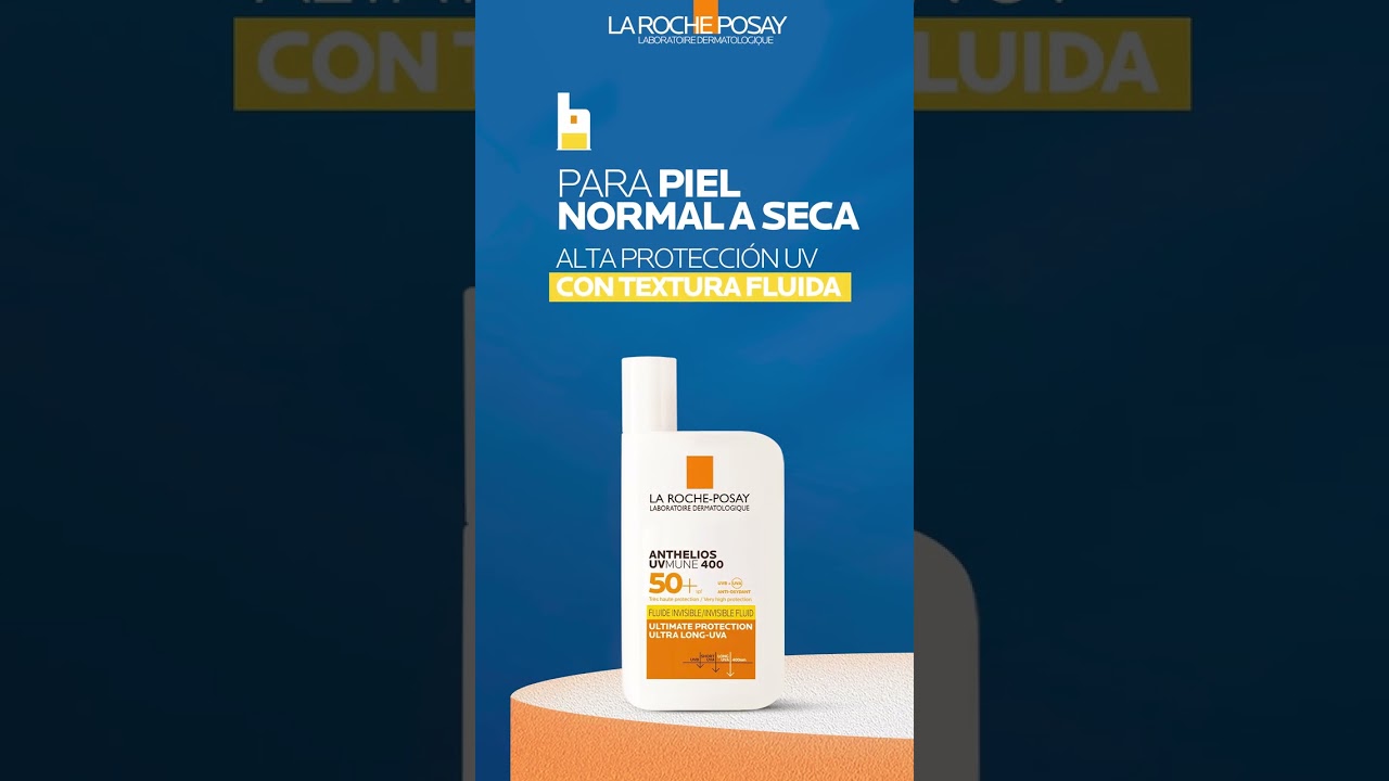 Anthelios UV Mune 400: protector solar fps50+ que cuida tu piel de la radiación UVA/UVB 😎