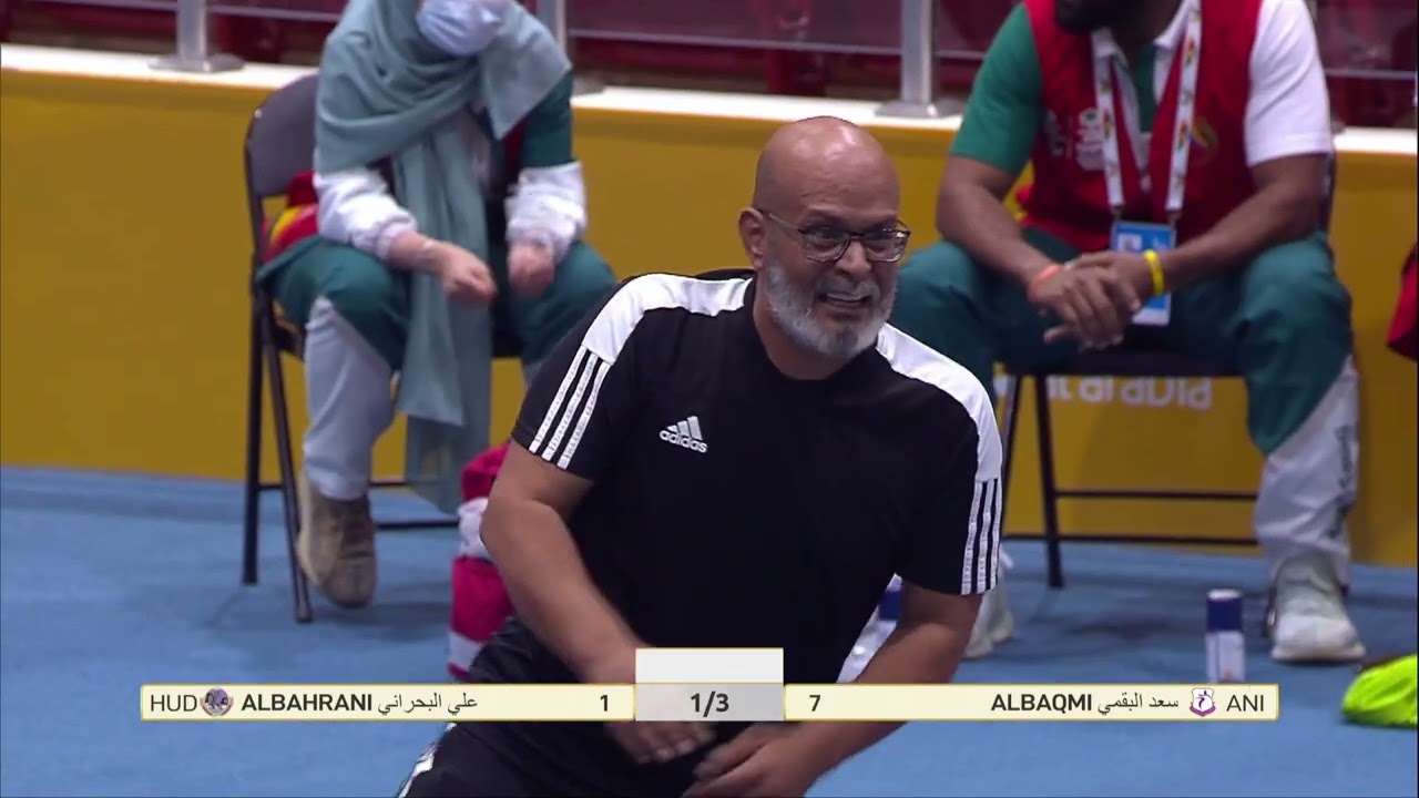 2022 P1 01 M S Individual Riyadh KSA Saudi Games PODIUM SAAD MOHAMMED ALBAQMI KSA vs ALI SAEED ALBAH