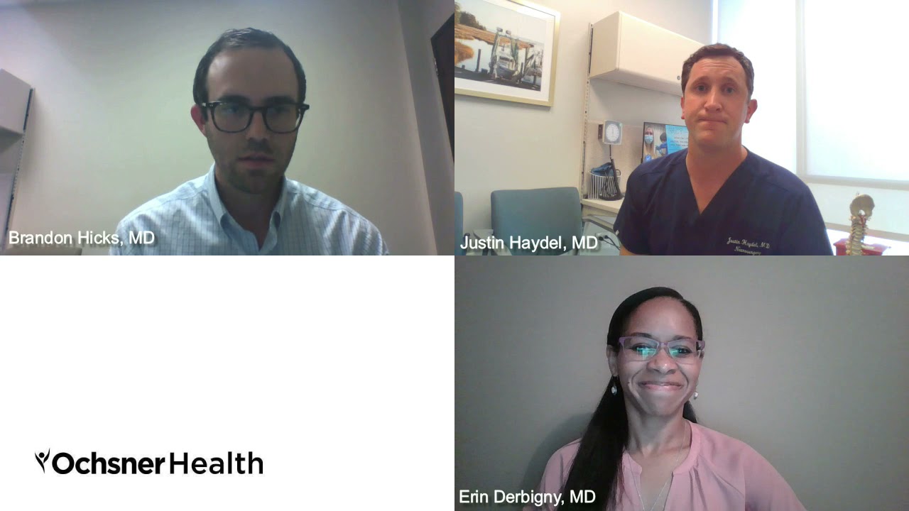 How To Treat Neck & Back Pain with Brandon Hicks, MD, Justin Haydel, MD, and Erin Derbigny, MD