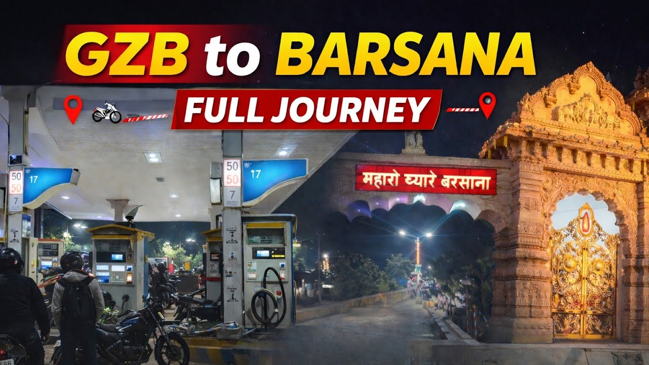 Ghaziabad to Barsana 🦚💗 || Vrindavan || Doston Ki Vines