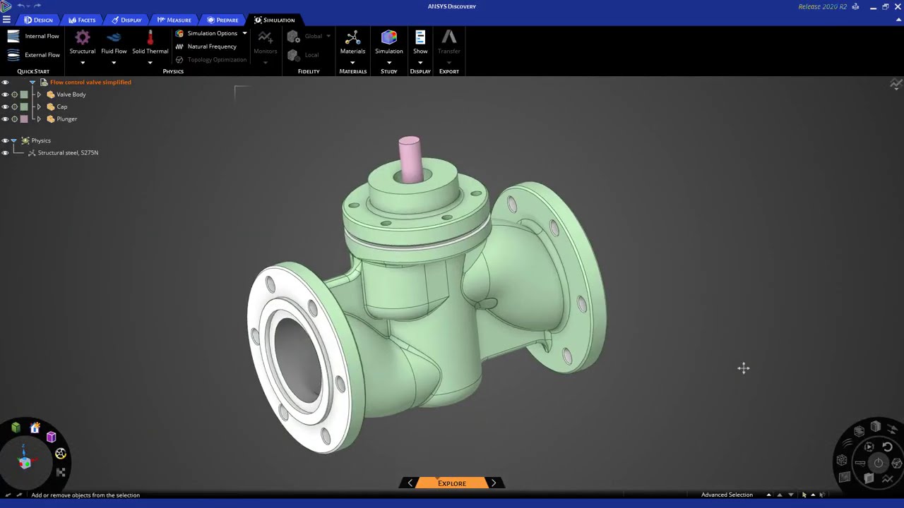 Ansys Discovery: Key Features of the User Interface