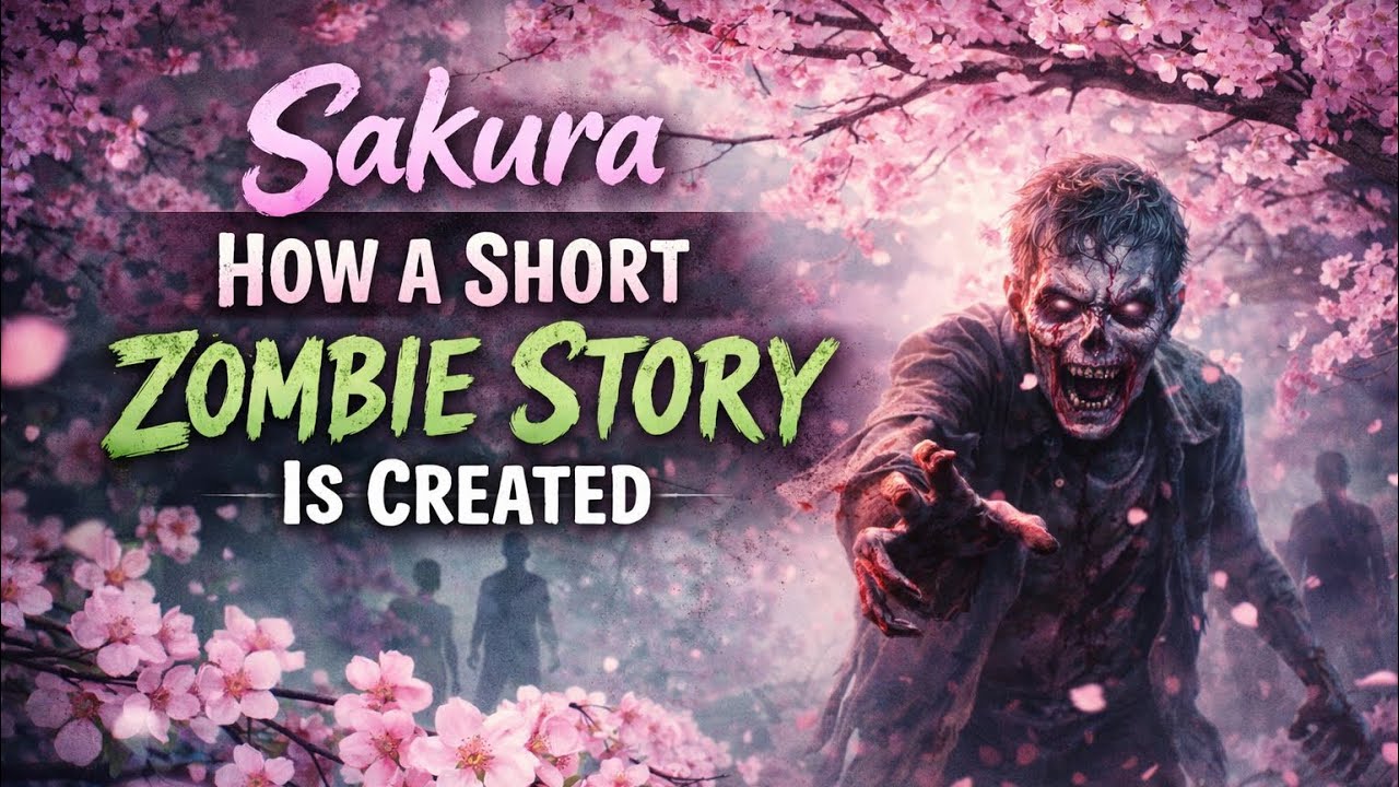 Sakura How a Short Zombie😱🧟‍♀️ Story Is Created |Sakura School Simulator 