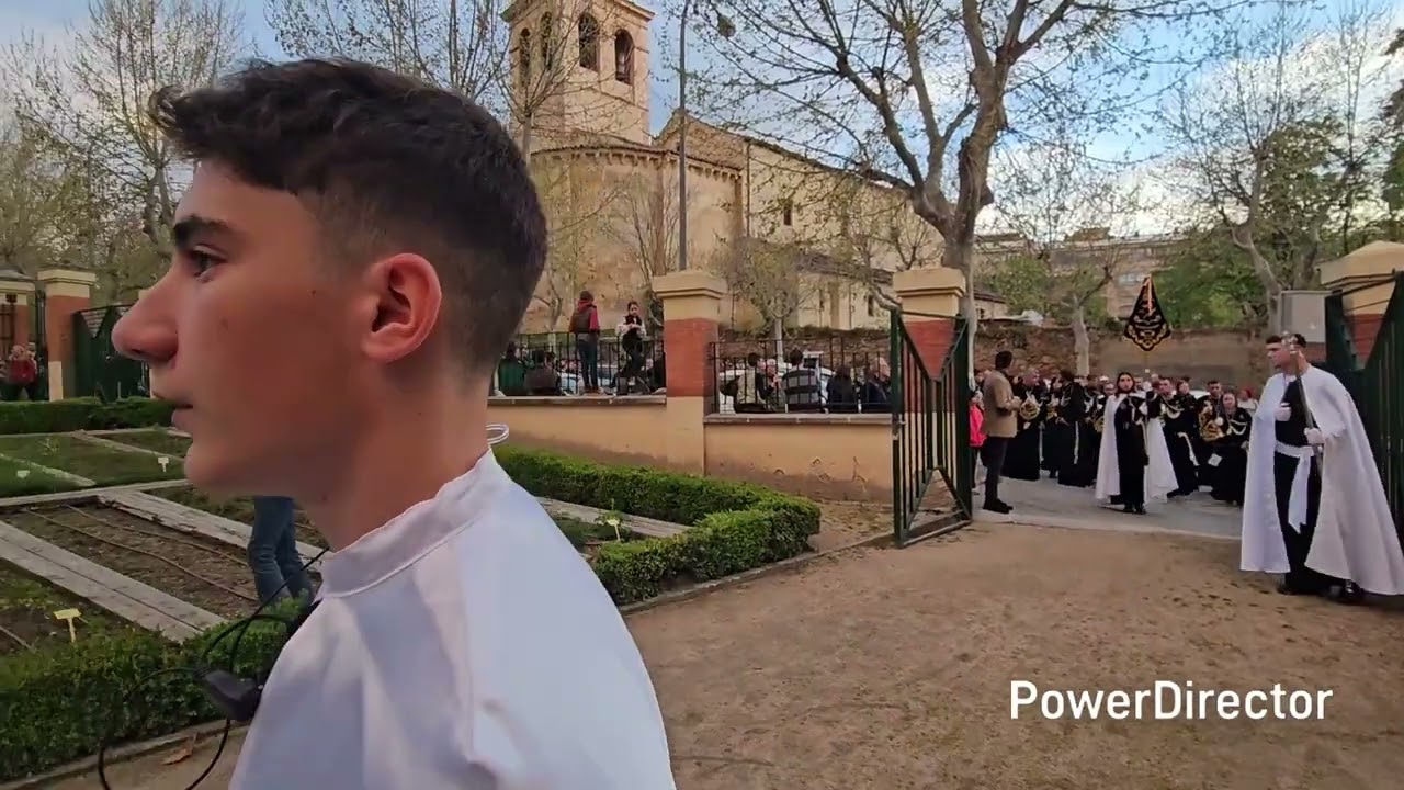 Semana Santa Segovia 2025. Via Crucis Cristo atado a la Columna y Dolorosa 13/04/2025