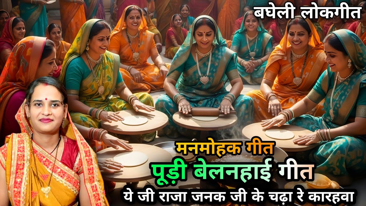 ये जी राजा जनक जी के चढ़ा | पूड़ी  बेलते समय का गीत | पूड़ी बेलनहाई गीत | Bagheli Lokgeet | Naha Singh