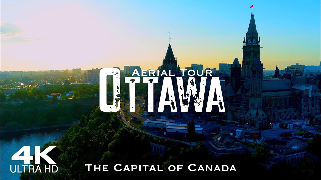 OTTAWA 🇨🇦 Drone Aerial 4K | The Capital of Canada