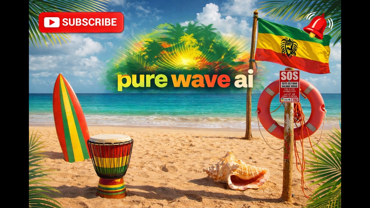 🏝️ AI REGGAE VIBES – Czysty Relaks i Chillout | Pure Wave AI 🌊