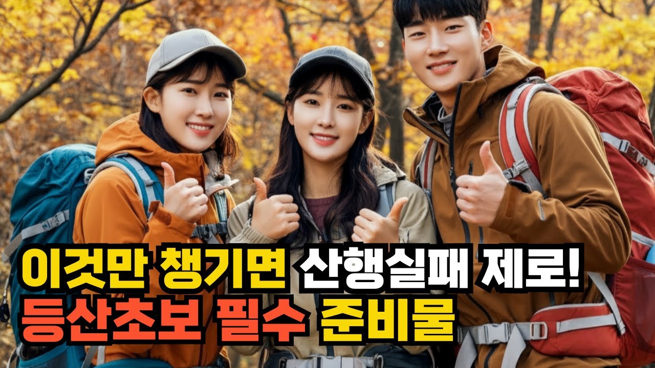 등산 초보가 꼭 챙겨야 할 필수품 10가지! 안전하게 즐기는 등산 꿀팁