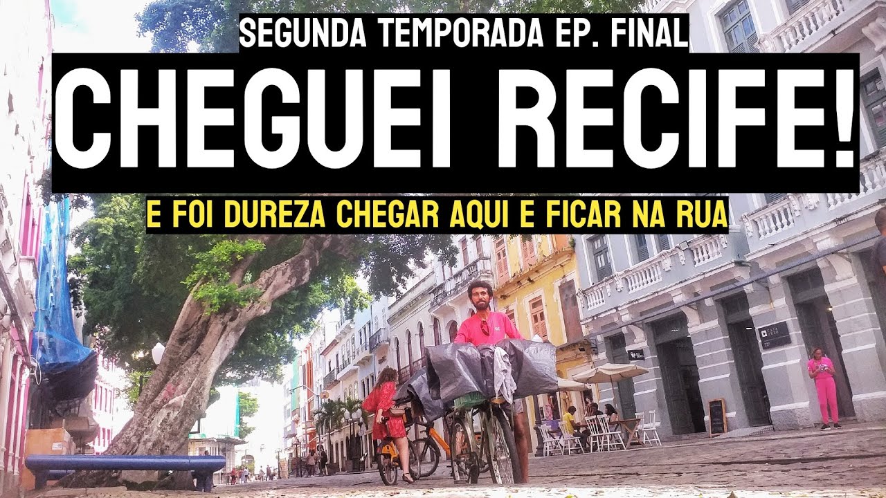 VIAJANTE DE BICICLETA CHEGA EM RECIFE SUPERA O PERIGO (MAIS DE 800KM DE PEDAL) viagem de bike #055