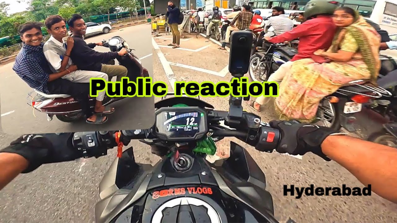 Kawasaki z900 Public reactions in Hyderabad #z900 Episode 02