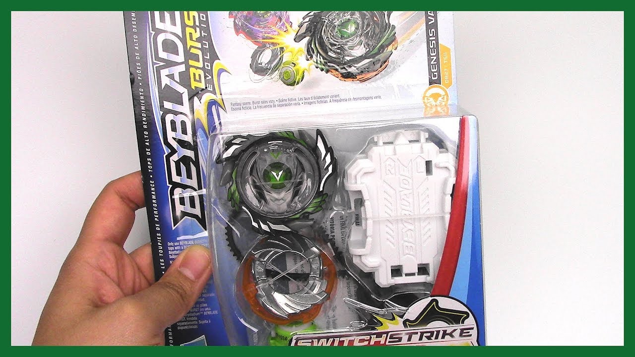 NEW WAVE 2 GENESIS VALTRYEK V3 Unboxing & Review!! Beyblade Burst Evolution SwitchStrike by Hasbro