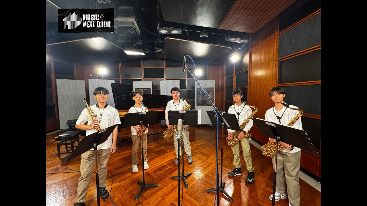 Kinderland Saxophone ensemble on the RTHK Radio 3 