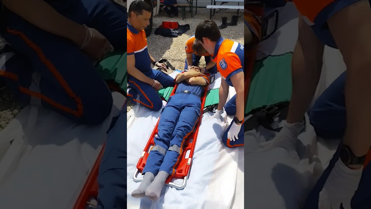 Extraction d'une ACT sur un MID au moyen d'un brancard cuillère.